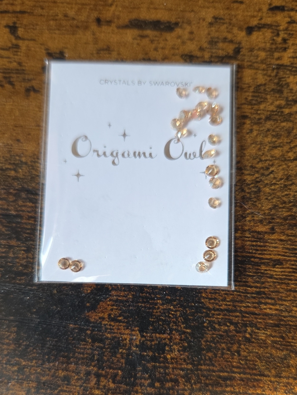 Origami Owl Stardust Crystals - GOLDEN SHADOW  - CH0080